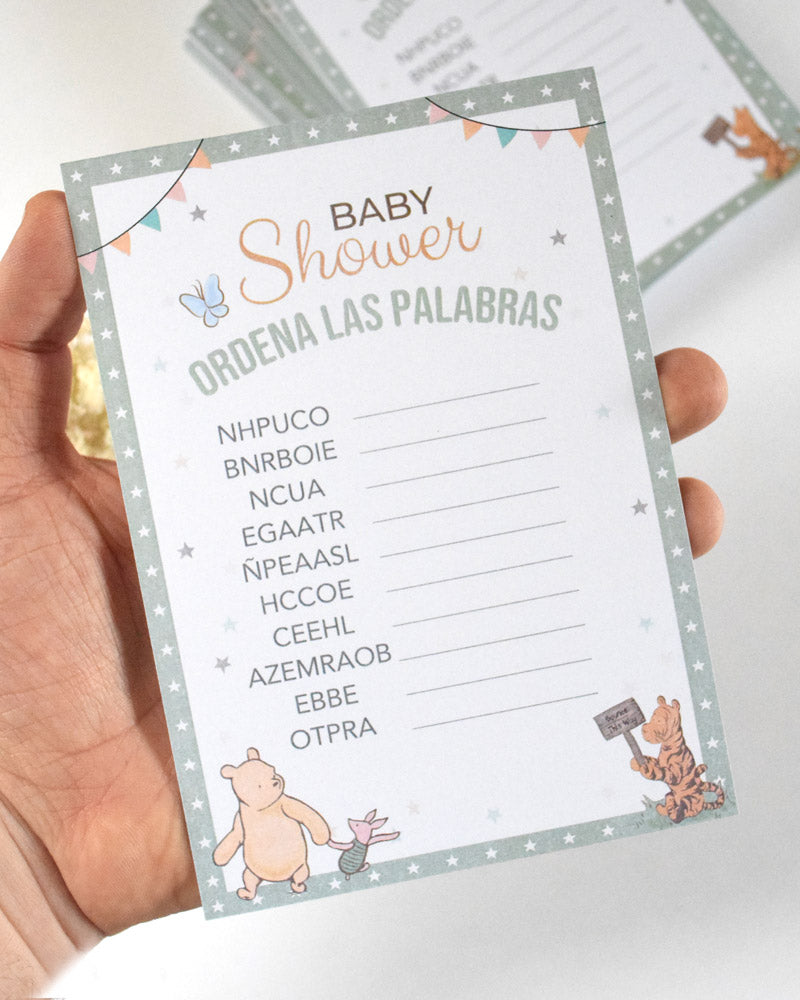 Juego Ordena las palabras