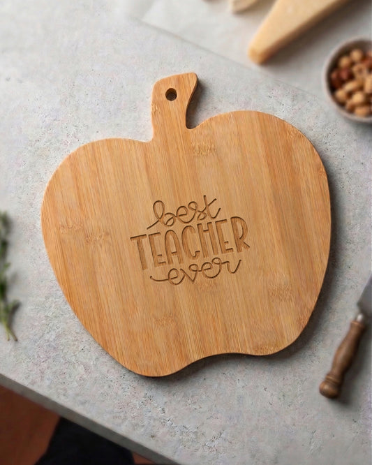 Tabla Manzana grabada