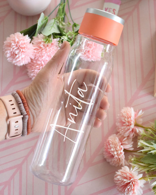 Termo plástico tapa rosada