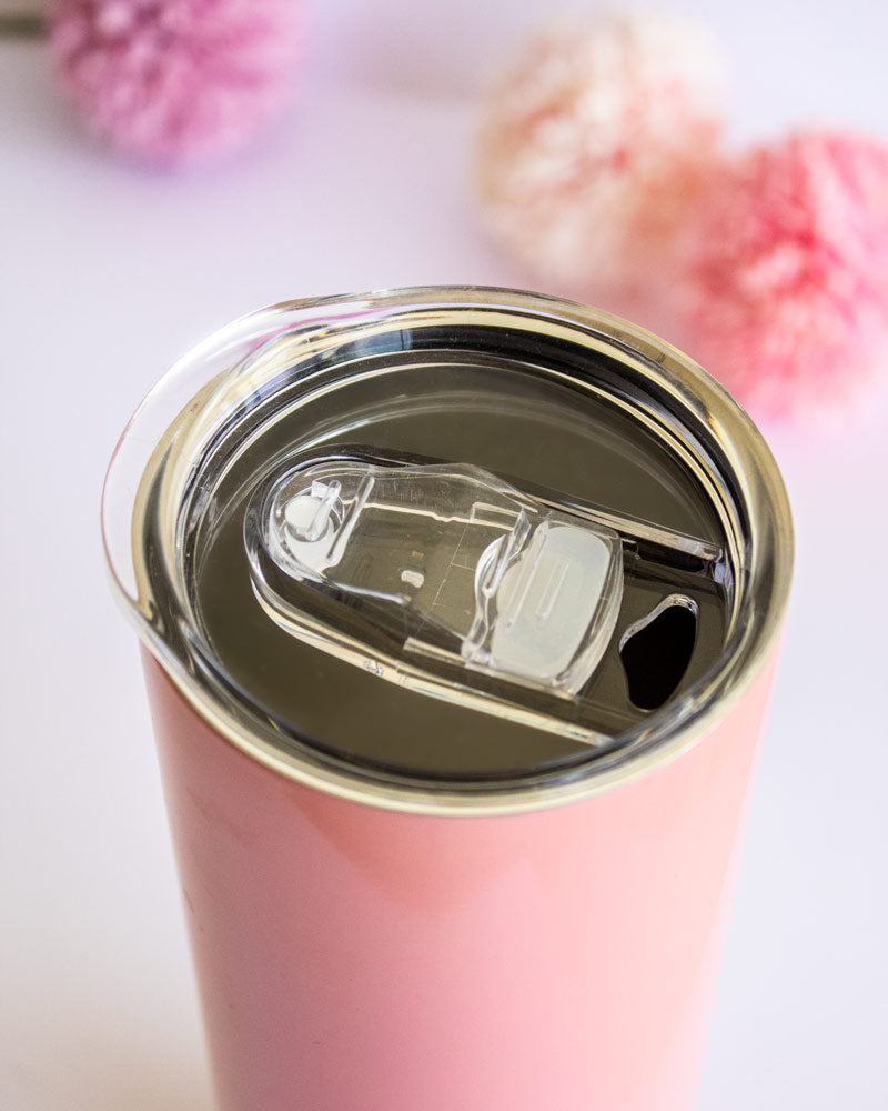 Skinny Tumbler rosado