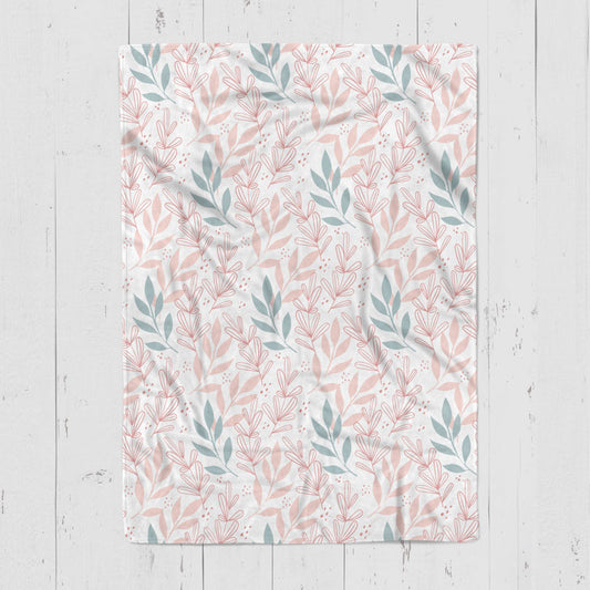 Cobija hojas Pasteles