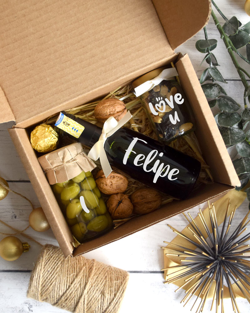 Caja Olives & Wine G066