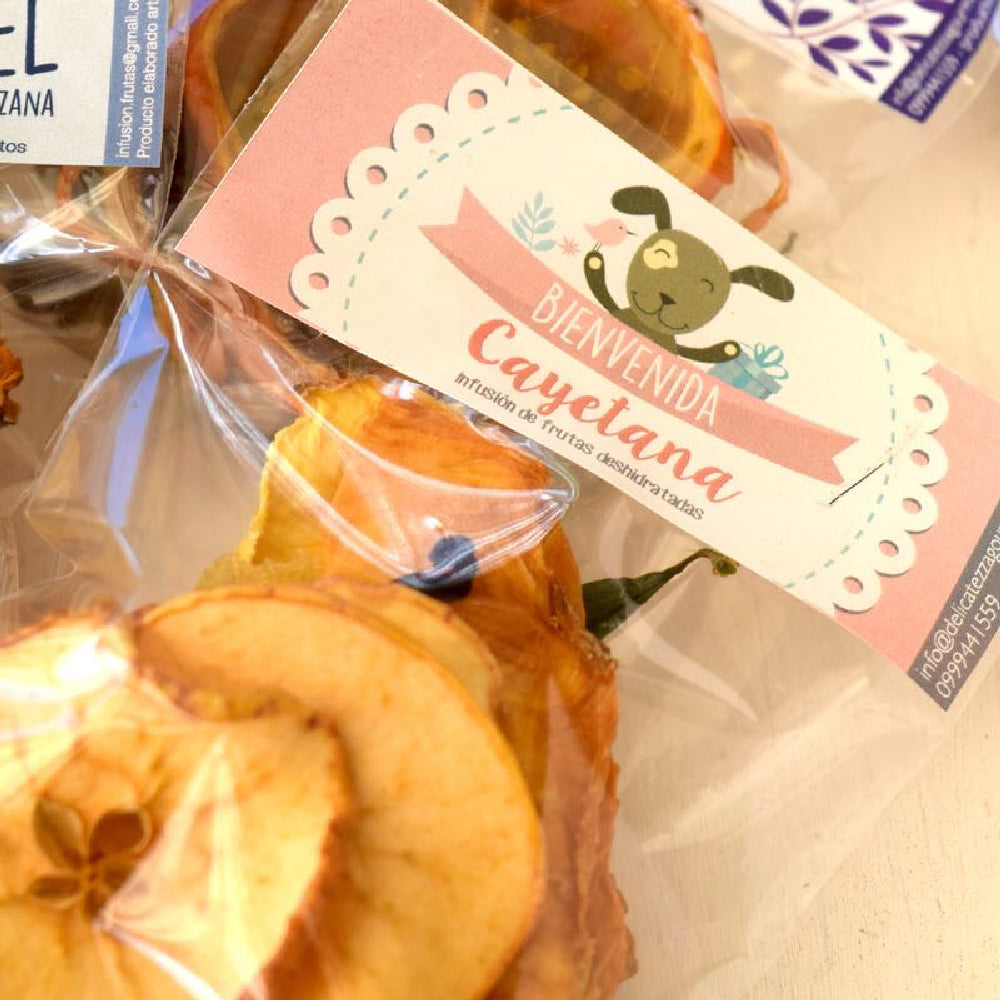 Infusiones de fruta personalizadas - DOCENA