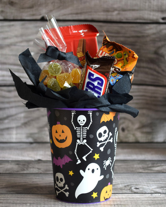 Vaso con dulces