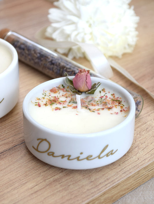 Vela de Soya pequeña Daniela