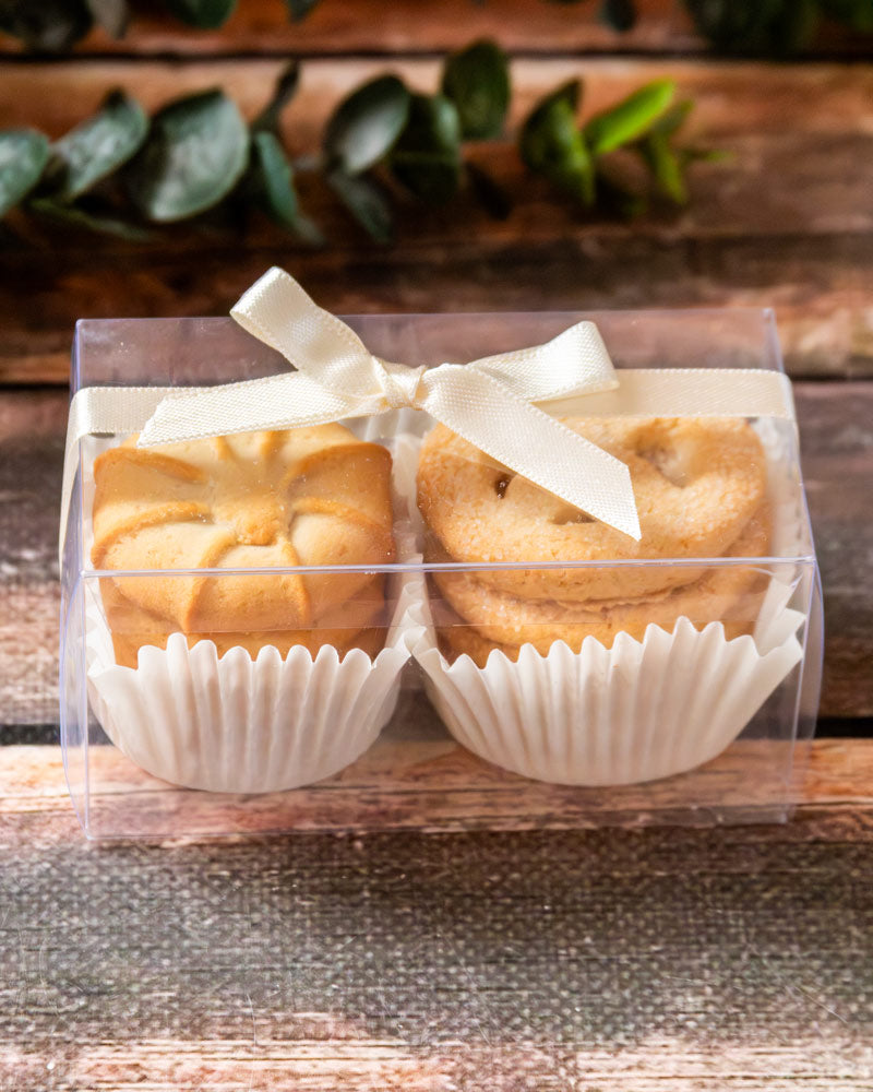 Caja de Acetato con Galletas Dulce