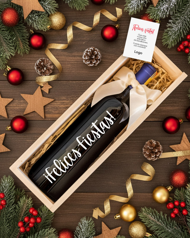 Botella de Vino en Caja G055-C