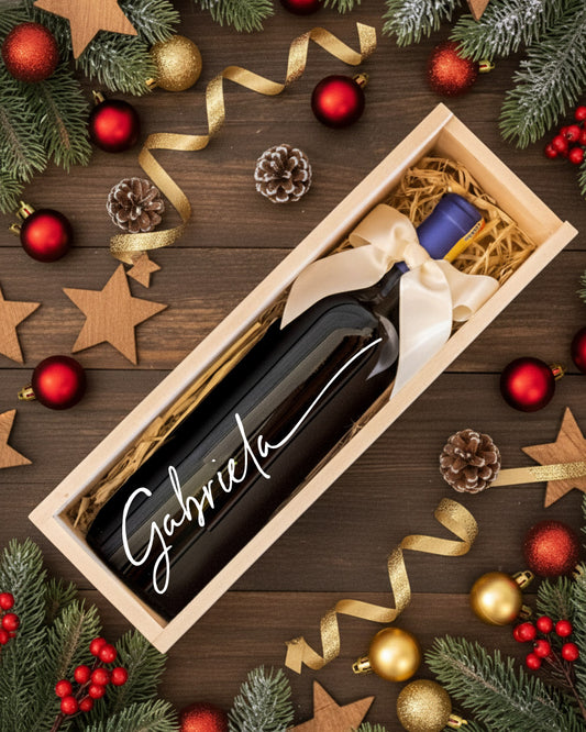 Botella de Vino en Caja G055-N