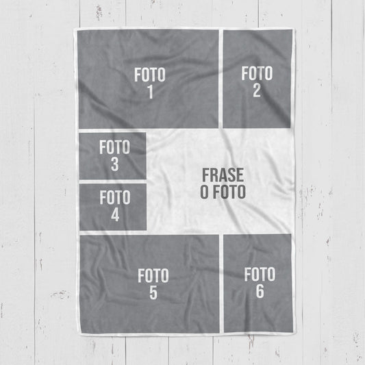 Cobija personalizada con fotos A
