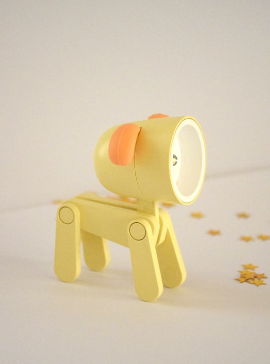Lámpara mini perro amarillo