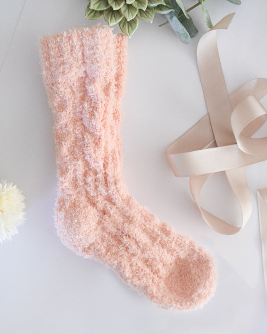 Medias calientes rosadas