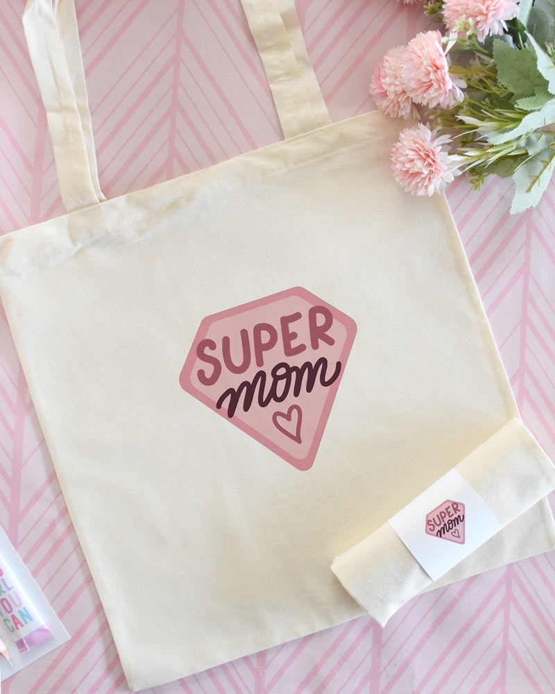 Tote Bag Super Mom