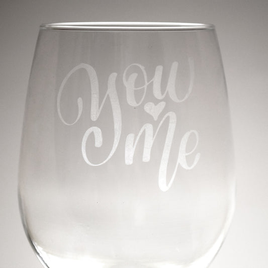 Copa de Vino grabada